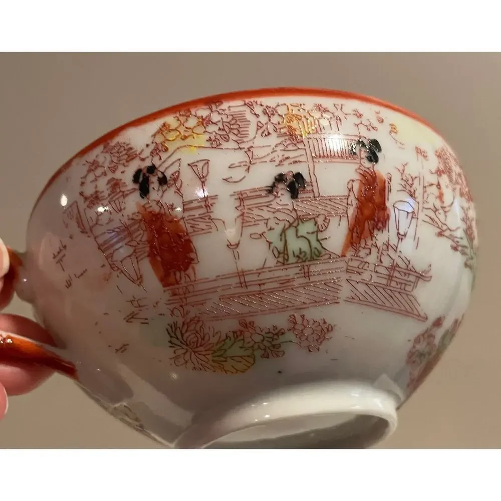 Vintage Hand Painted Japanese Teacup